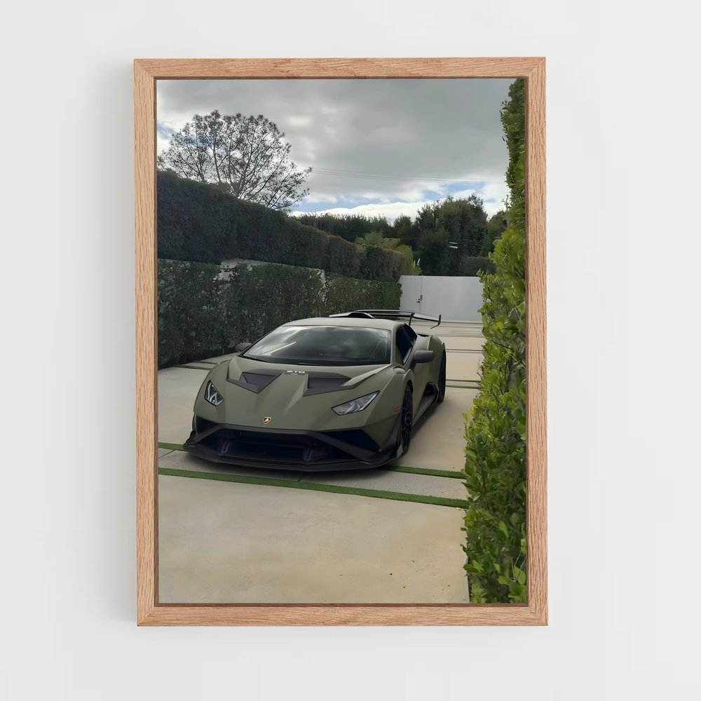 Poster Huracan Lamba – affiche Lamborghini (vue 4)
